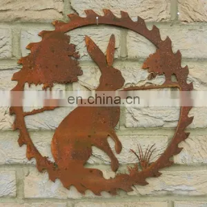 Custom Made Corten Steel Animal Rabbit Model thumbnail-6