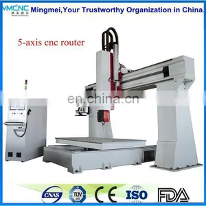 China Supplier Cnc Router 5axis / Foam Cutting Milling Machine Hole Drilling Milling Machine thumbnail-6