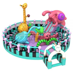 Top Quality Indoor Playground Inflatable Theme Park for Sale thumbnail-1