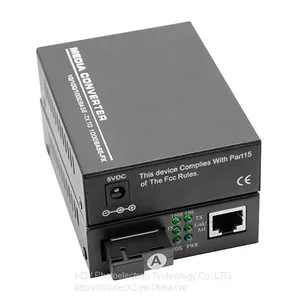 FTTH 10/100/1000M WDM Gigabit Ethernet Fiber Optic Media Converter thumbnail-1