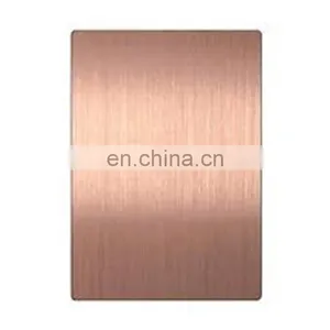 Best Selling Products Rose Gold Stainless Steel Plate 304l thumbnail-4
