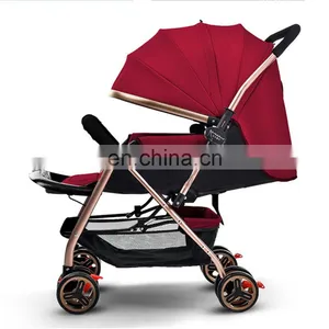China High Quality Two-Way Lightweight Foldable Multifunctional Baby Stroller thumbnail-1