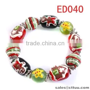 Most Popular Colored Enamel Bracelet With High Tenacity Elastic thumbnail-3