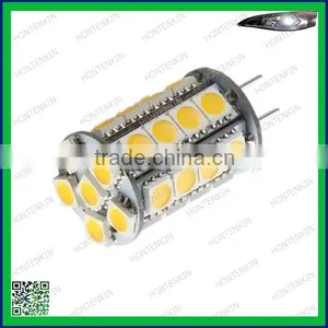 Bi-pin G4 Tower Type 30 LEDs SMD 5050 LED Bulbs Warm White 12V DC thumbnail-2