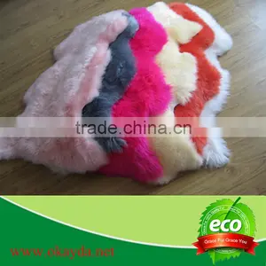 Hot Sale Sheepskin Fur Trim Rug thumbnail-1