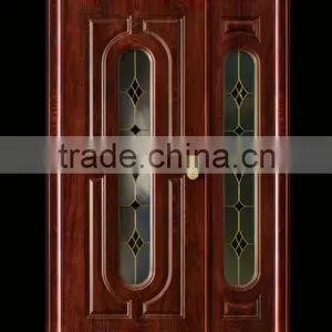 Glass Steel Door (LT-911G) Security Steel Door thumbnail-1
