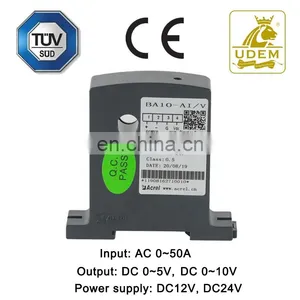 Acrel Industrial AC Current Sensor With Input AC 0-50A Output DC 0-5V/0-10V CT Class 0.5 0.2 Current Transducer BA10-AI/V thumbnail-3
