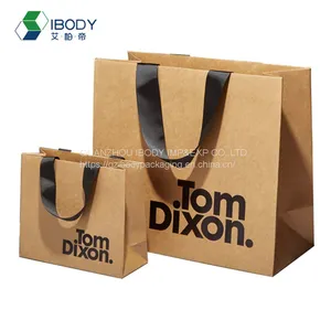 Small Gift Clothing Shopping White Cardboard Kraft Paper Bag Custom Cheap Paper Gift Bag With Handle thumbnail-1