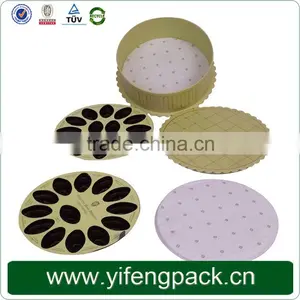 2015 New Design Customized Luxury Large Round Cardboard Gift Boxes Wholesale thumbnail-6