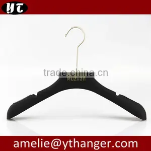 Black Coathangers High Quality Soft Finish Coat Hangers thumbnail-1
