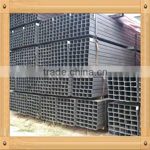 Rectangular Steel Pipe Black thumbnail-2
