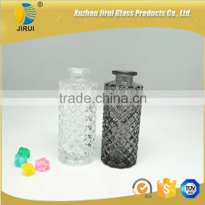 Wholesale 160ml Diamond Smoke Grey Fragrance Diffuser Glass Bottle Supplier's Choice thumbnail-2