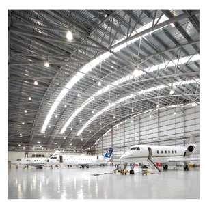 Prefabricado Long Span Steel Structure Roof Aircraft Hangar Construction thumbnail-2