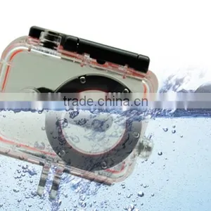 Perfect 60 Meters Deep Waterproof Case for Xiaomi Yi Camera With Full Buttons For Easy Operation On Xiaomi Yi Action Cameras thumbnail-3