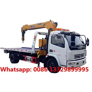 Good Price Dongfeng 4tons Wrecker Tow Truck With Telescopic Boom for Sale thumbnail-1