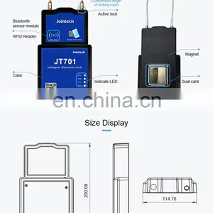 Smart Container Smart Lock GPS Tracking Lock Logistic E-seal With RFID thumbnail-4