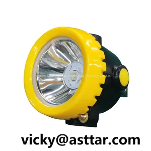 All-in-one LED Mining Cap Lamp Miners Helmet Light KL1.2Ex ATEX Approved thumbnail-1