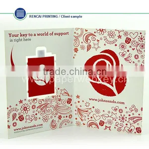 Promotional Paper Webkey ,Paper USB Web Key,usb Webkey Promo Can Pop up Clients Website in China thumbnail-1