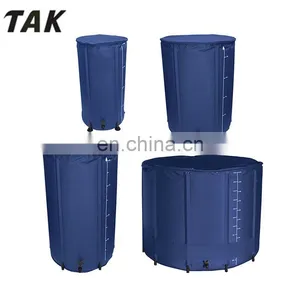 250 Liter Plastic Jumbo Rain Water Barrels Rainwater Tank for Rain Gathering Rainwater Harvesting Tank thumbnail-1