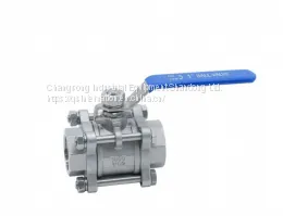 3 Piece Threaded Socket Solder Ball Valve thumbnail-1