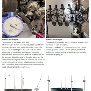 YINFENG CNC-8660 6 Axces Cnc Spring Coiling Machine,6MM Compression Spring Machine thumbnail-5