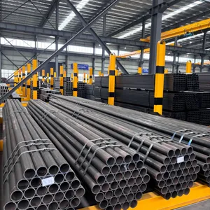 ASTM A53 Cold Rolled Pre Galvanized Welded Round Steel Pipe SS400 Hollow Section Prefab House Steel Tube thumbnail-2