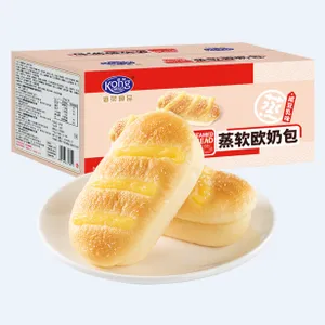 Salty Soy Milk Flavor Steamed Soft European Milk Bread thumbnail-1