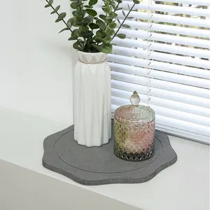 Engraved Customized Diatomite Stone Plant Saucer thumbnail-3