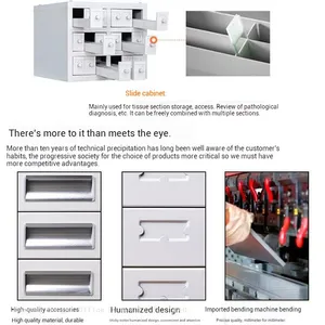 Fireproof Chemical Steel Paraffin Storage Cabinet With Lock and Adjustable Drawers for Laboratories thumbnail-5