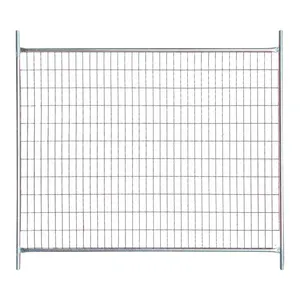 Sustainable Galvanized Construction Temporary Fence Temporary Panels Portable Event Fencing Australia for Sale thumbnail-3