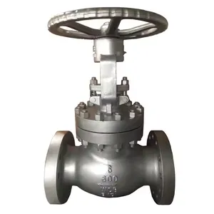 Factory Premium Quality Durable 6 Inch Cast Steel WCB Globe Valve Class 300 Stop Valve With Hand Wheel for Oil Gas Water thumbnail-3