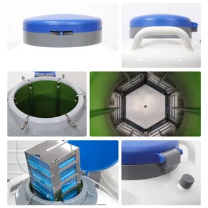 Mongolia 115L Liquid Nitrogen Tank Lab Dewar Liquid Nitrogen Dewars for Sale thumbnail-2