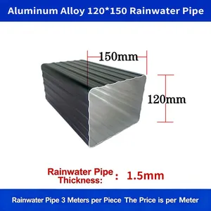 Manufacturer of Aluminum Alloy Finished Drainage Pipes, Exterior Wall Rainwater Pipes, and Gutter Downspouts. thumbnail-5