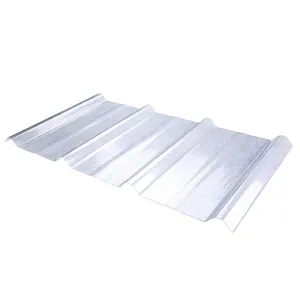 Clear Fiberglass Roof Sheet Transparent Corrugated Frp Roof Sheet thumbnail-1