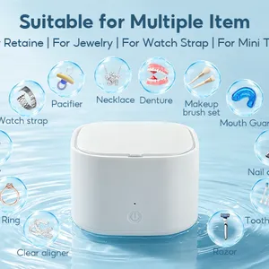 Ultrasonic Cleaner, Jewelry Cleaner Machine 200mL 48KHz, Professional Sonic Cleaner With One-Touch Operation thumbnail-2