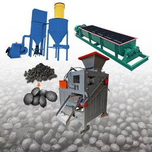 Charcoal Balls Pressing Machine Coke Coal Powder Press Machine Egg Pillow Shape Charcoal Briquette Machine EPC thumbnail-1