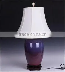 Chinese Transmutation Glazed Ceramic Lamp: thumbnail-1