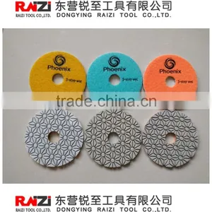 3 Step Wet Polishing Pad White Resin thumbnail-3