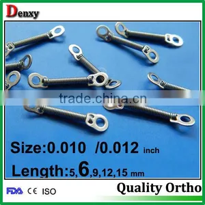 Dental Supply Dental Orthodontic Spring / 2 Both Bigger Ring Close Springs With CE,ISO and FDA thumbnail-1
