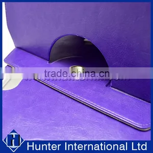 Purple Colour 3 Hole Rotating Tablet Case For T1H thumbnail-6