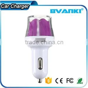 2016 New Premium Rose USB Car Charger Adapter 2 Port 3.1A For IPhone 7, Usb Charger for Samsung Galaxy s7 Edge Rongshen Shenzhen Most Popular thumbnail-5