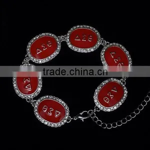Delta Sigma Theta Sorority Crystal Dst Bracelet Jewelry thumbnail-1