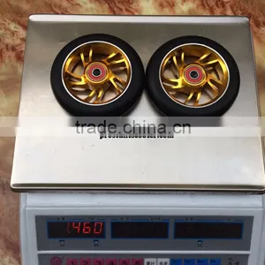 Gold Scooter Wheels Pro Kick Scooter Wheels 110mm thumbnail-1