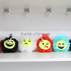 Baby Bath Sponge Funny Faces Ball thumbnail-2