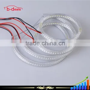 B-deals Two Choices SMD Plastic Cover Angel Eyes Led Rings for Mitsubishi LANCER X thumbnail-3