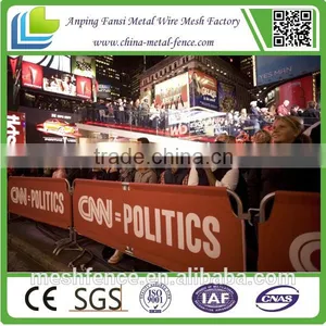 2016 Manufacturers Custom Cheap Price Galvanized Steel Crowd Control Barrier thumbnail-2