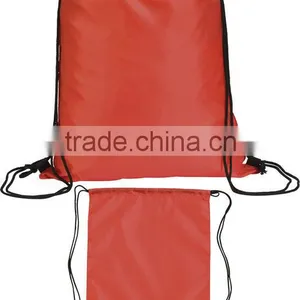 Newest Design Promotion Polyester Drawstring Bag thumbnail-1