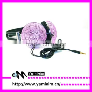 Yiwu Cheap Wholesale Rhinestone Headphones thumbnail-1