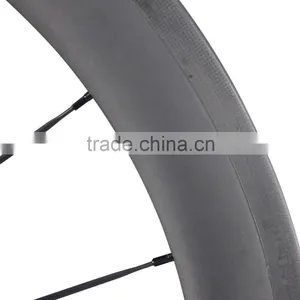 2016 China 700C 50mm Clincher Basalt Brake Surface UD Matt Road Bike Wheels Carbon thumbnail-3