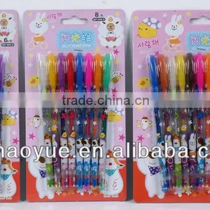 Zhejiang Cartoon Design 16 Colors Scented Glitter Pen thumbnail-1